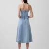 Vestido midi vaquero