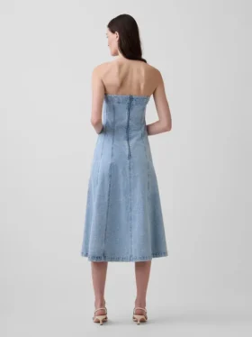 Vestido midi vaquero