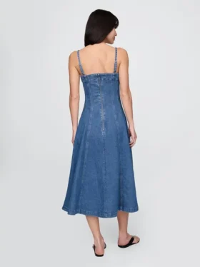 Vestido midi vaquero