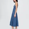 Vestido midi vaquero