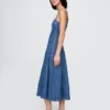 Vestido midi vaquero
