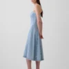Vestido midi vaquero