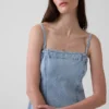 Vestido midi vaquero