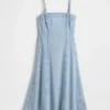 Vestido midi vaquero