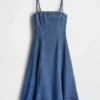 Vestido midi vaquero
