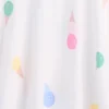 Vestido sin mangas con falda giratoria para bebés y niños pequeños, combinable