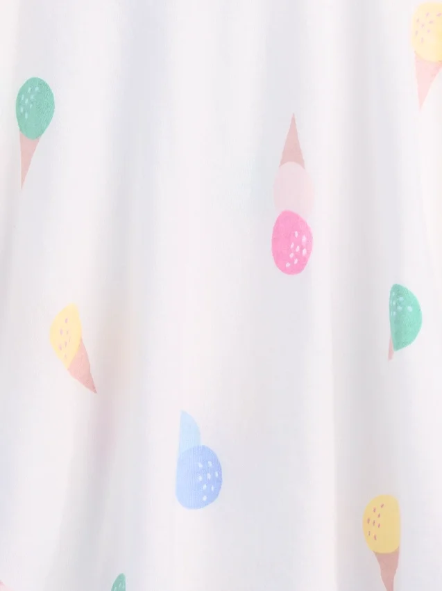 Vestido sin mangas con falda giratoria para bebés y niños pequeños, combinable