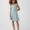Vestido sin mangas de jersey para niña