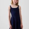 Vestido sin mangas de jersey para niña