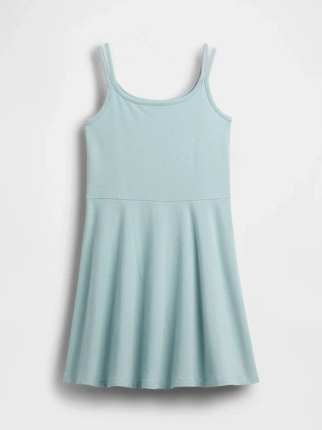 Vestido sin mangas de jersey para niña
