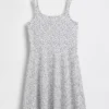 Vestido sin mangas de jersey para niña