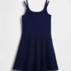 Vestido sin mangas de jersey para niña