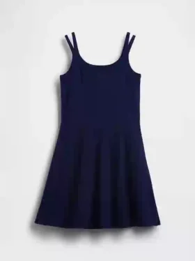 Vestido sin mangas de jersey para niña