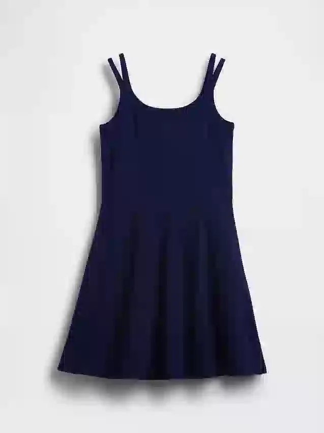 Vestido sin mangas de jersey para niña