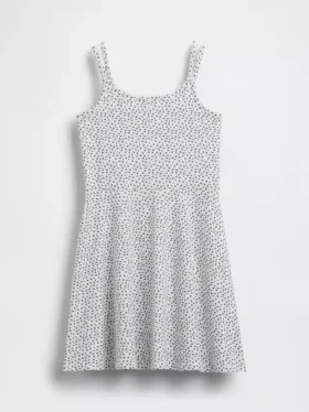 Vestido sin mangas de jersey para niña