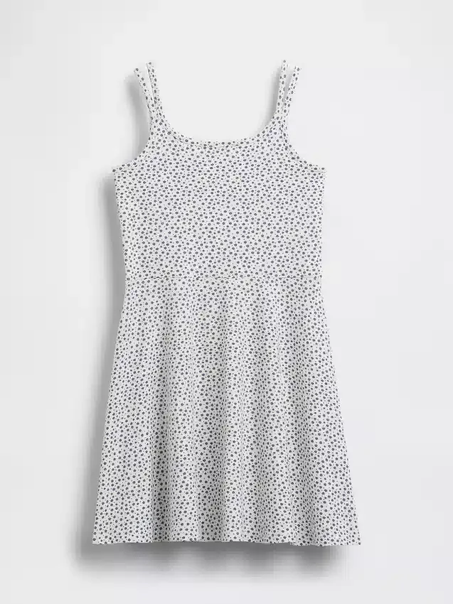 Vestido sin mangas de jersey para niña