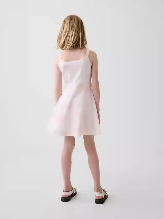 Vestido sin mangas de jersey para niña