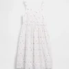 Vestido sin mangas de largo medio para niña