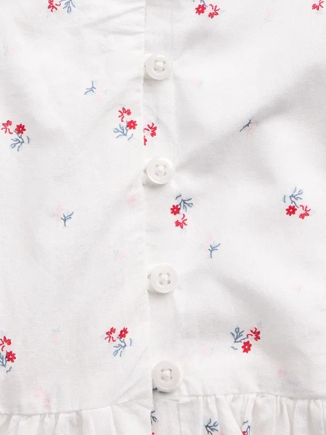 Vestido sin mangas de largo medio para niña
