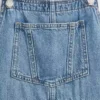 Vestido tipo pichi vaquero para niña
