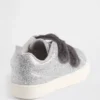 Zapatillas con purpurina y pelo vegano para niños pequeños