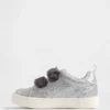 Zapatillas con purpurina y pelo vegano para niños pequeños