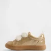 Zapatillas con purpurina y pelo vegano para niños pequeños