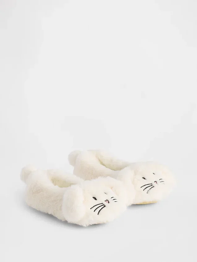 Zapatillas de conejito para niños pequeños