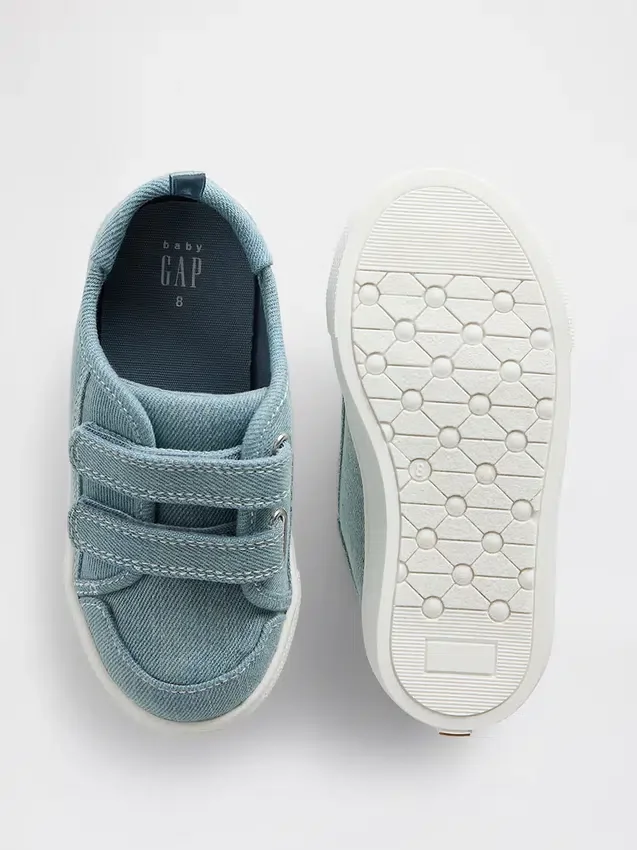 Zapatillas de lona vaquera para niños pequeños