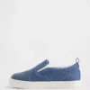 Zapatillas sin cordones Brannan Bear de denim para niños pequeños