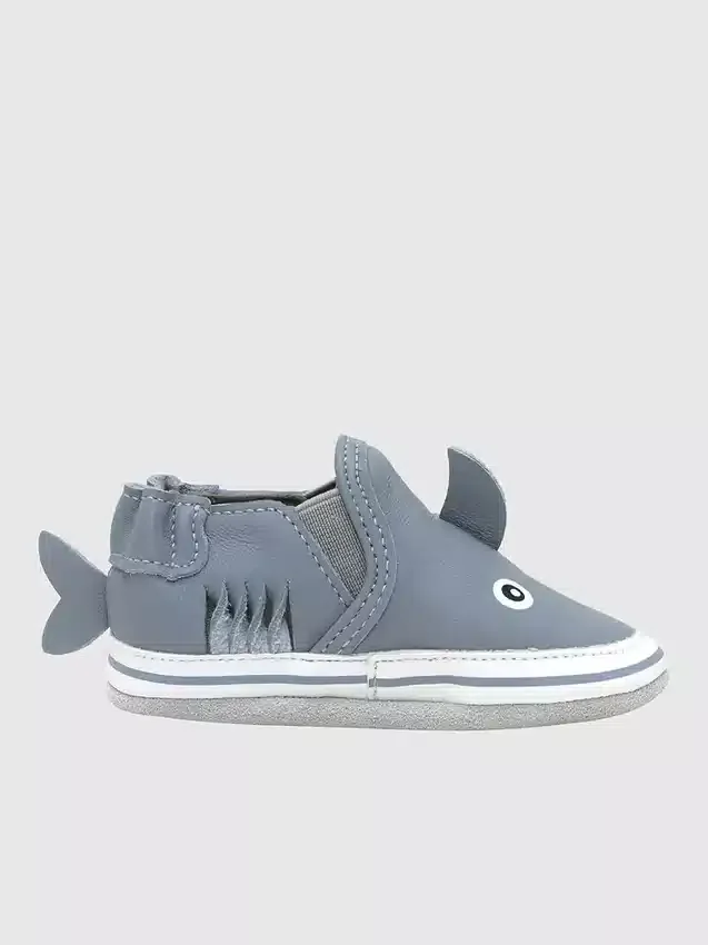 Zapatos de suela blanda Robeez «Sebastian Shark»