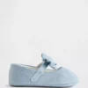 Zapatos Mary Jane con lazo de denim para bebé