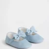 Zapatos Mary Jane con lazo de denim para bebé
