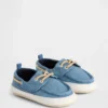Zapatos náuticos de denim para bebé