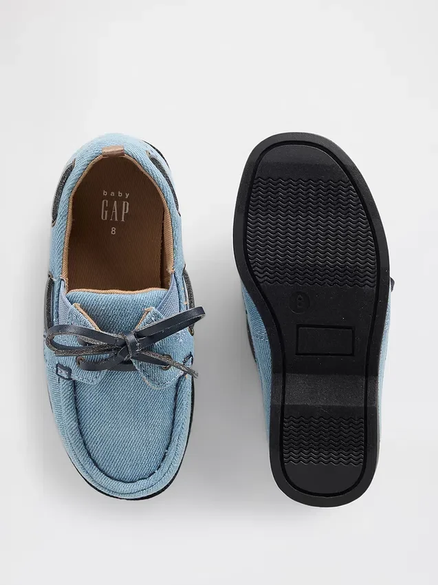 Zapatos náuticos de vaquero para niños pequeños