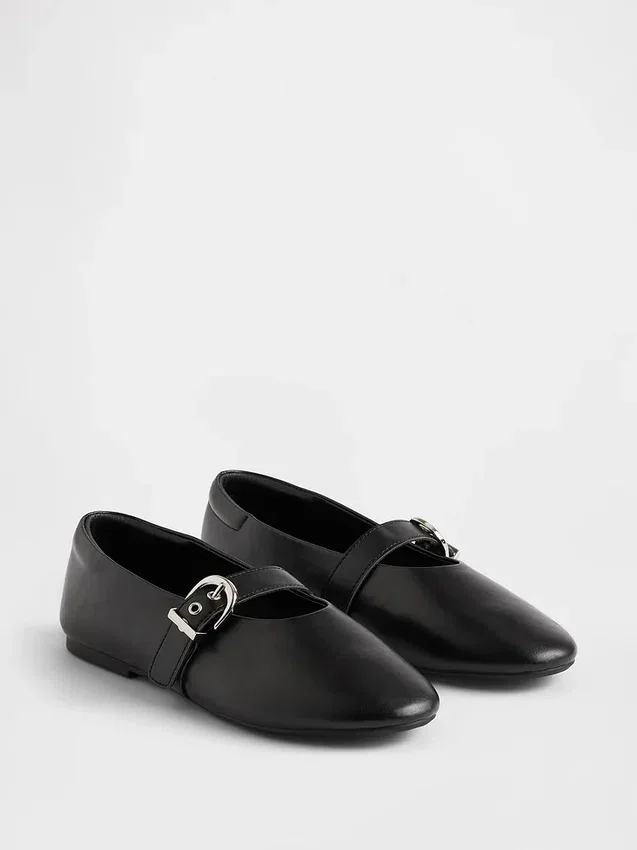 Zapatos planos Mary Jane con hebilla para niños