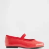 Zapatos planos tipo Mary Jane brillantes para niños pequeños