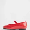 Zapatos planos tipo Mary Jane brillantes para niños pequeños